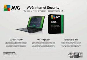Software Antivirus de Protección de Privacidad en Línea para PC/Mac/Android/Linux, 1 DISPOSITIVO/1 AÑO, Código en Línea para AVG Internet Security 2022 - Product Image 3