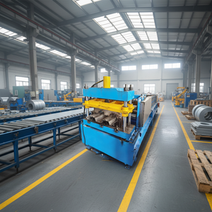 プロファイル鋼板コンクリートスラブプレート床デッキパネルロールフォーミングマシン（PLC制御システム付き） - Product Image 1