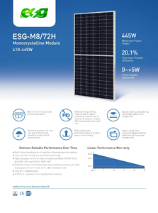 แผงโซลาร์เซลล์ ESG 400W 450W 500W 550W 600W 700W โมโนแบบฮาล์ฟเซลล์ ราคา - Product Image 3