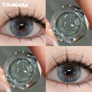 Lentes de Contacto Azules Suaves Populares de Venta al por Mayor de Fábrica YI TONG NIAN en Múltiples Estilos, Contenido de Hidratación: 40% - Product Image 3