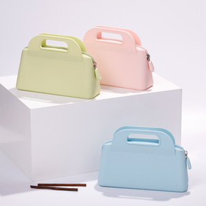Silicone Cosmetic Bag Portable <b>Makeup</b> Pouch Reusable Toiletry Organizer Travel Handbag <b>Case</b> - Product Image 1