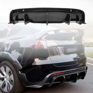 <span class=keywords><strong>Difusor</strong></span> Trasero de Repuesto para Parachoques de Coche, Material ABS de Alta Calidad, Color Negro, para Tesla Model Y, Kit de Carrocería - Product Image 5