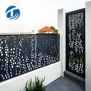 <span class=keywords><strong>Plaque</strong></span> <span class=keywords><strong>perforée</strong></span> en <span class=keywords><strong>aluminium</strong></span> pour décoration de clôture - Product Image 2