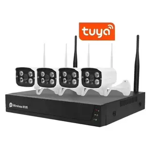 Bán chạy nhất giám sát 4CH 4 KÊNH NVR Kit nhà cung cấp IP Video Camera hệ thống CCTV