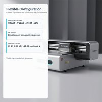 Imprimante UV GC-9060UV 90x60cm haute résolution, machine de polymérisation UV LED à plat réglable en hauteur de 150 mm pour articles promotionnels