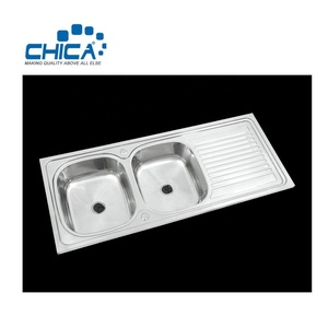 304 thương mại bồn rửa bằng thép không gỉ hình chữ nhật topmount bồn rửa nhà bếp mà không có vòi nước sâu rút ra ép Bồn Rửa Nhà Bếp - Product Image 3