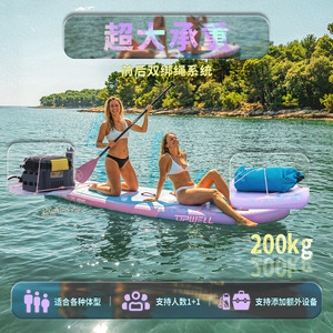 Tabla de paddle surf inflable Supwell All-Around de 335x86 cm para pesca y recreación en deportes acuáticos al aire libre - Product Image 3