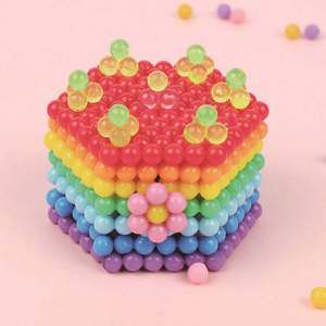 2400 Piezas de Cuentas Mágicas de Plástico PVA para Manualidades, Juego Educativo de Plastilina con Agua, Slime, Rompecabezas, Manualidades para Niños Unisex, en Caja, Edades 6+ - Product Image 3