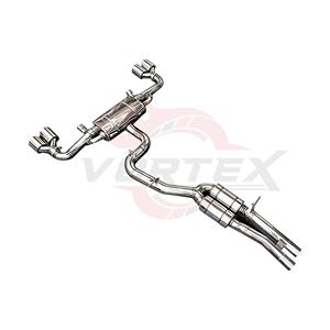 ระบบท่อไอเสียแบบ Catback พร้อมวาล์ว Vortex SS304 ปลายท่อแบบ Quad สำหรับ Audi TT RS 8S 2.5T ปี 2016-2023 ติดตั้งง่าย เพิ่มประสิทธิภาพการขับขี่ - Product Image 3