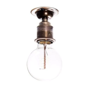 Plafonnier vertical rétro britannique en métal encastré simple et ancien - Product Image 3