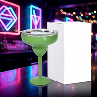 Gobelet à double paroi en acier inoxydable sous vide de 8 oz, gobelets à cocktails margarita classiques avec poignées, 240 ml