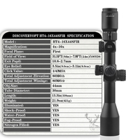 Discovery HT Gen2 4-16X44 SFIR FFP Portée Première portée de plan focal 1/10 MIL Sniper Sight Viseurs optiques