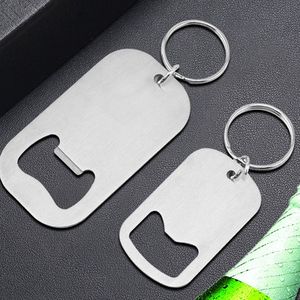 1PC Ouvre-bouteille en métal Simplicity Ouvre-bouteille portable Originalité <span class=keywords><strong>Porte</strong></span>-clés en argent - Product Image 5