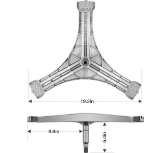 Ensemble d'arbre de pulsatrice en alliage d'aluminium DC97-15491A, pièce de rechange compatible avec les machines à laver Samsung - Product Image 2