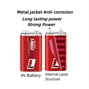 איכות גבוהה 6f22 9v סוללה אבץ פחמן, מחיר נמוך 6f22 9v סוללה אבץ | 20 + שנים כמפיק סוללה מקצועי - Product Image 3