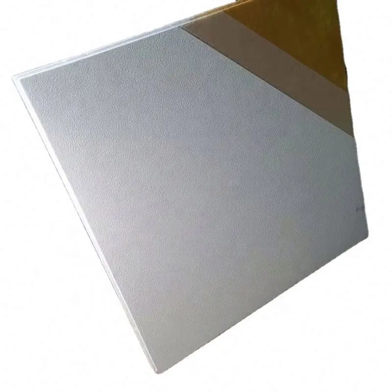 Painéis de teto acústicos de fibra de vidro preto branco à prova de fogo à prova de som com grade