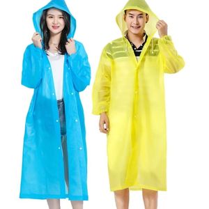 Long EVA Raincoat For Adults Universal Travel Outdoor Wear Full Body Waterproof <b>Poncho</b> Single Person Rainwear - Product Image 2