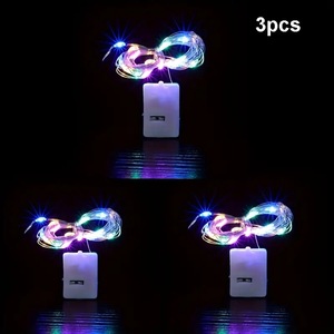 Mini LED String Lights Copper Wire 102030 Chips Manual Switch Button <b>Battery</b> Power Flowers Cakes Gift Boxes Decorative - Product Image 4