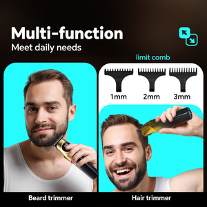 Kit de Aseo Profesional 3 en 1 para Hombre, Afeitadora de Alta Calidad, Recortadora de Pelo USB NUEVA, Recortadora de Vello Nasal, Kit de Aseo Eléctrico - Product Image 2