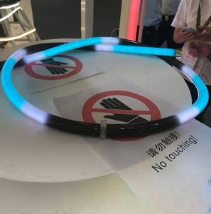 Dia 22mm 원형 실리콘 네온 라이트 블랙 자켓 다이나믹 추격 픽셀 rgb 컬러 led 네온 플렉스 튜브 - Product Image 2