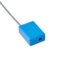 ZL-S006 Hochwertige Einweg-ABS-Kunststoff-Kabelplombe 1,8mm Stahldraht Manipulationssicher 300N Spannung Anpassbar für Tankwagen