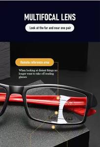 Vente en gros de <span class=keywords><strong>lunettes</strong></span> de lecture anti-lumière bleue photochromiques <span class=keywords><strong>progressives</strong></span> et abordables de haute qualité avec zoom intelligent pour personnes âgées - Product Image 3