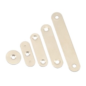 Conector de placa de contacto magnética de acero para soporte de estantería, accesorio de hardware duradero con acabado en níquel - Product Image 3