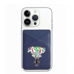 Men's Slim Aluminum Leather Business Pop Credit <b>Holder</b> Finger Strap Novelty for Wallet Phone Case <b>Id</b> Card - Product Image 3