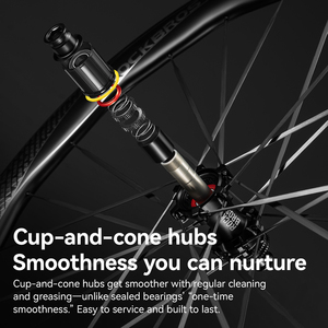Jeu de roues ROCKBROS en fibre de carbone Wave Rim 700C 51-56mm, frein à <span class=keywords><strong>disque</strong></span>, tubeless, T700, aérodynamique, pour vélo de route - Product Image 5