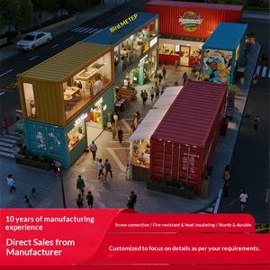 Casa Contenedor, Oficina de Ensamblaje Modular, Edificio Combinado de Ensamblaje, Diseño de Calle Comercial Integrada - Product Image 3