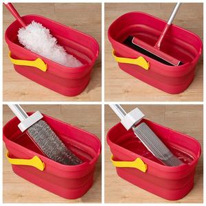 Serpillière pliable ESD, seau pour <span class=keywords><strong>nettoyage</strong></span>, bac à eau, PP TPR, 10 l-12 l - Product Image 3