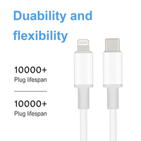 Alta calidad MFI certificado Original C94 Cable de datos de carga rápida personalizado tipo C a 8PIN gran oferta para dispositivos IOS