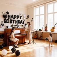 Kit de ballons d'anniversaire - Saint-Valentin, décoration de fête d'anniversaire pour petite amie, ensemble complet de ballons en aluminium