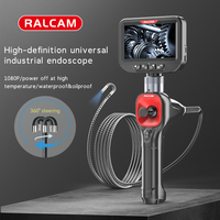 Endoscope portable IP67 8 mm 360° Caméra d'inspection endoscopique Tube flexible 1 m Caméra d'inspection pour outils automobiles