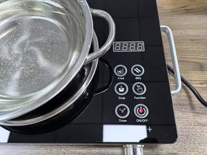 Cocina de cerámica eléctrica de gran potencia de calentamiento rápido de 3500W, placa de cocción de inducción, cocina infrarroja eléctrica táctil - Product Image 6