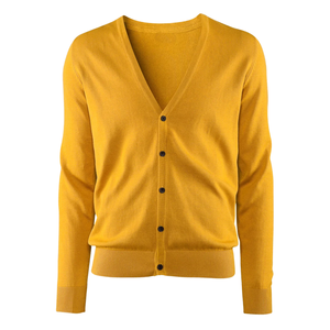 Cardigan en maille douce et luxueuse pour homme, brodé, zippé, coupe ample, idéal pour l'hiver - Product Image 1