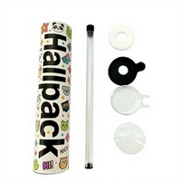 Tube d'emballage pour sushis, conteneurs Push Pop, cylindre en carton, tube en papier rond, emballage en tube de papier pour le thé