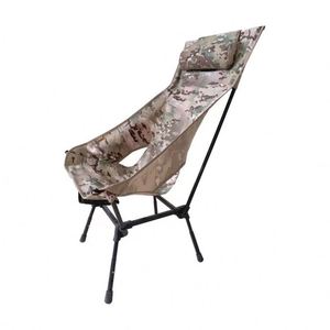 Silla Plegable de Respaldo Alto, Ajustable, de Aleación de Aluminio y Acero Ultraligero, para Uso en Exteriores, Camping, Jardín, Playa, Dormitorio y Gimnasio - Product Image 5