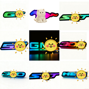 Emblème de calandre LED multicolore avec logo personnalisé et effets dynamiques pour Dodge Charger, Challenger, Grand Cherokee, <span class=keywords><strong>Durango</strong></span> - Product Image 1