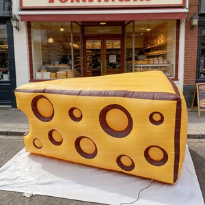 Modèle géant gonflable en forme <span class=keywords><strong>de</strong></span> tranche <span class=keywords><strong>de</strong></span> <span class=keywords><strong>fromage</strong></span>, personnalisable, avec éclairage, pour activation <span class=keywords><strong>de</strong></span> marque, festival culinaire, ou décoration <span class=keywords><strong>de</strong></span> magasin - Product Image 5