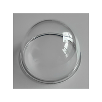 Cubiertas de cámara de domo óptico de 3 pulgadas y 85mm, cámaras de seguridad CCTV, cubiertas de acrílico transparente para PC, cubierta protectora a prueba de polvo
