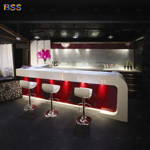 Barra de Bar Interior y Sillas, Diseño Moderno de Barra de Club, BSS China, Fábrica Profesional de Barras y Taburetes para Restaurantes Personalizados - Product Image 5