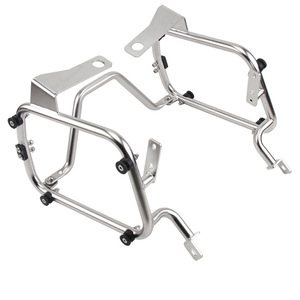 Per V-Strom <span class=keywords><strong>250</strong></span> Moto DL250, Portapacchi Laterale Modificato in Acciaio Inox 304 e Staffa di Fissaggio per Bauletto - Product Image 2