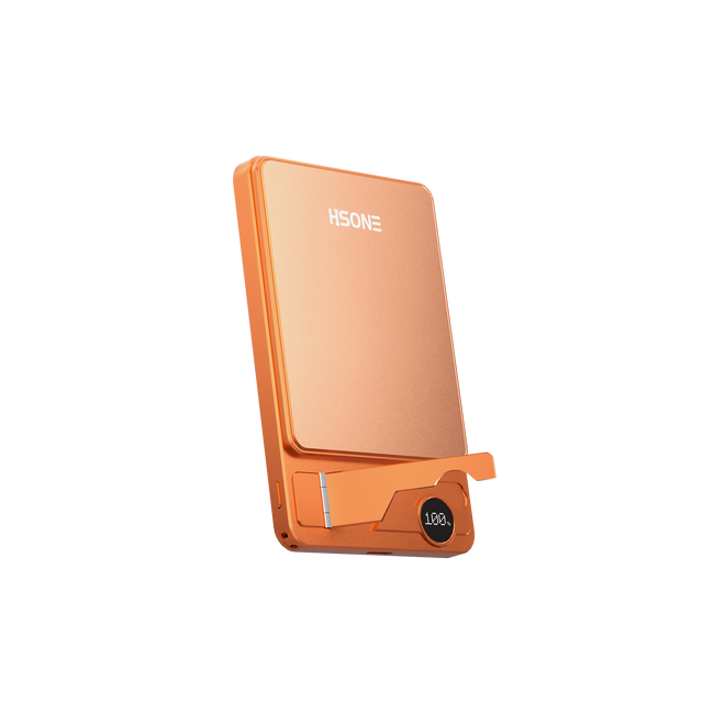 Ultra Slim Portable Charger 10000Mah Magnetic Power Bank With Build-In Usb-C Cable 20W Max Fast Charging Battery Pack