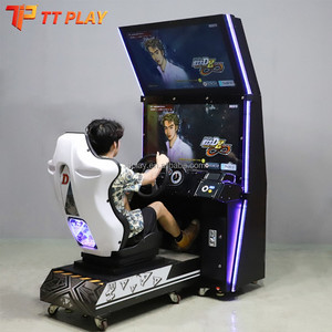 Máquina <span class=keywords><strong>de</strong></span> Juego <span class=keywords><strong>de</strong></span> Carreras <span class=keywords><strong>de</strong></span> Autos Comercial para Arcade, Operada con Monedas, <span class=keywords><strong>Simulador</strong></span> <span class=keywords><strong>de</strong></span> Conducción Multijugador para Centros <span class=keywords><strong>de</strong></span> Juegos y Centros Comerciales - Product Image 1