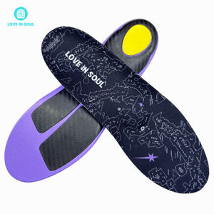 Plantillas absorbentes de golpes y de alta elasticidad Plantillas de fibra de carbono Ortesis de soporte de arco fuerte para plantillas de metatarsalgia - Product Image 4