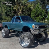 Jantes forgées 26x16 de style H, à fond profond, en alliage d'aluminium poli pour Ford F250 F350 GMC Sierra 8x170 8x180
