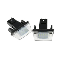Eclairage de plaque d'immatriculation à LED pour Citroën C3 C4 C5 Berlingo Saxo Xsara Picasso Pour Peugeot 206 207 306 307 308 5008