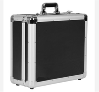 Étui de transport professionnel pour platine DJ, boîte robuste avec mousse personnalisée pour lecteur de vinyle, étui pour outils de disque vinyle, étui en aluminium