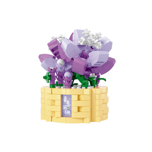 Moyu Potted Elf Series Building Blocks <b>Small</b> Particle Assembly Flower Plant Model DIY Toy For Girls <b>Gift</b> 400-800 Pieces - Product Image 5